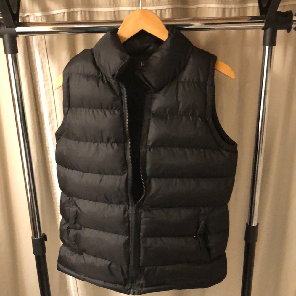 Black Puffer Vest